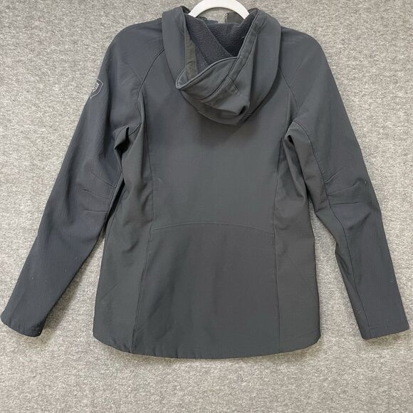 KUHL Projekt Women’s Protektr Hoodie Rain Jacket Size Medium Navy Blue Stretch - Picture 6 of 7